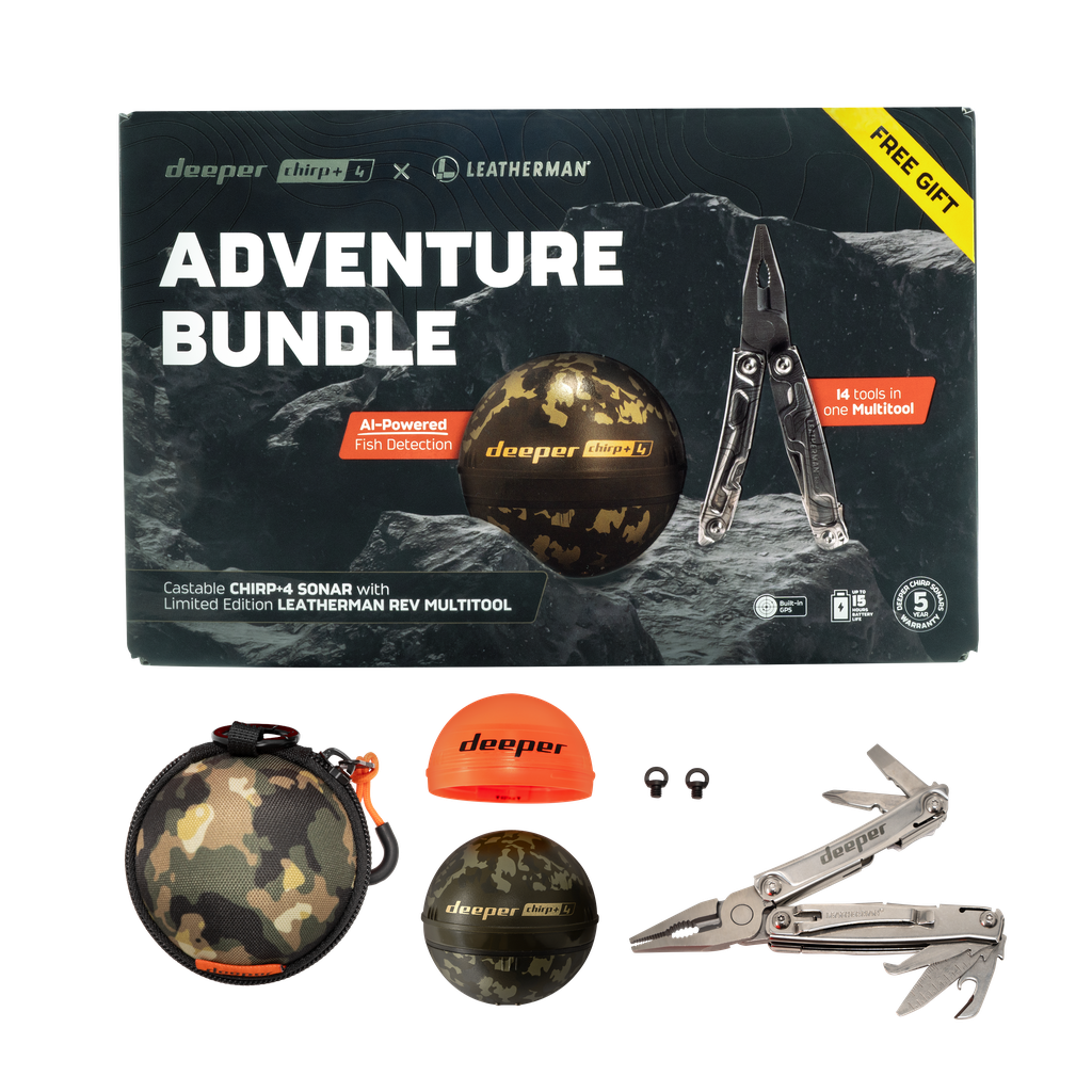 Deeper rinkinys CHIRP +4.0 Deeper Adventure Bundle