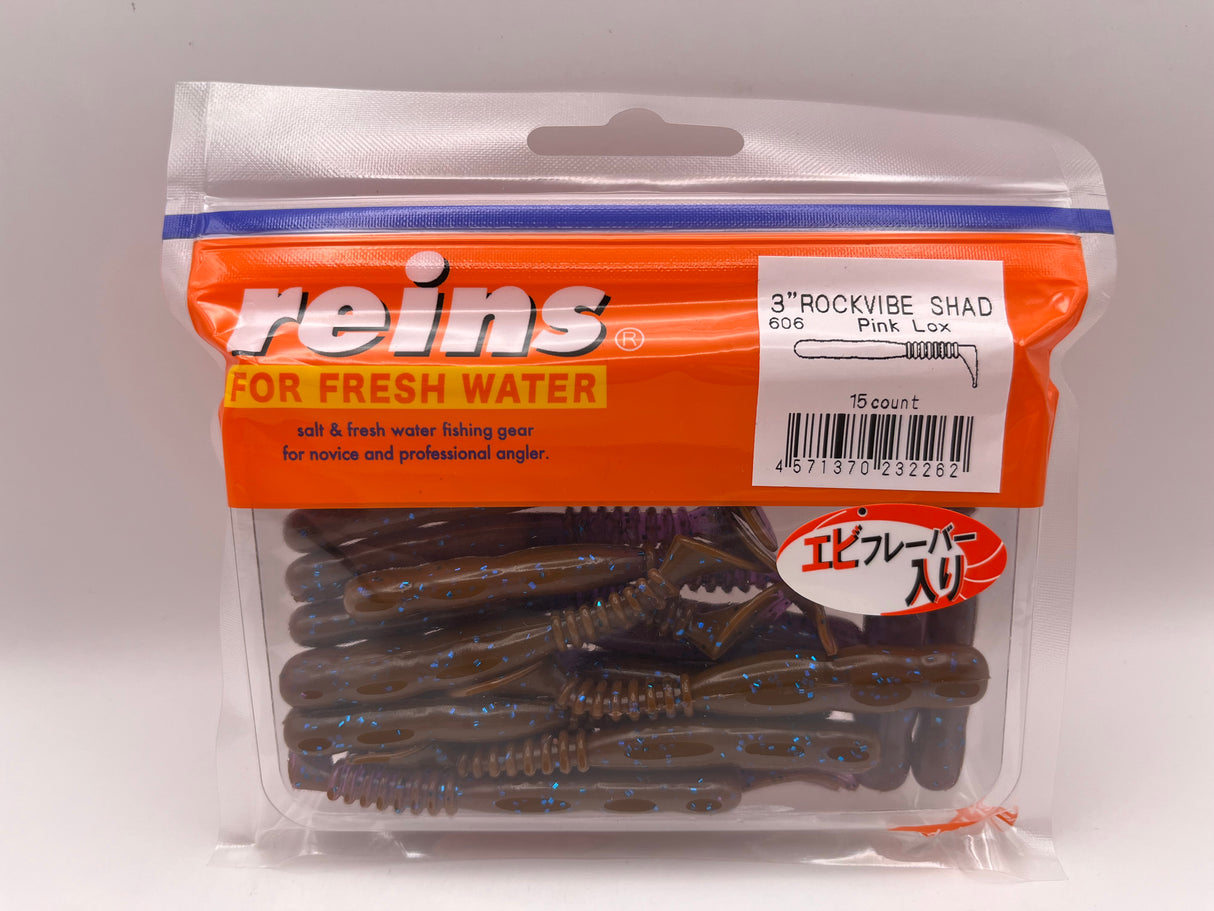 Reins guminukas Rockvibe Shad 3''