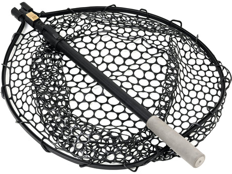 Westin Ešerinis graibštas W3 CR Adjustable Full rubber mesh landing net L 45x55x35 cm 70/110 cm 2 sec — 2