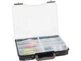 Westin W6 dėžutė Lure Vault 5,7x33,7x27,8 cm . 10 inserts Black/Clear