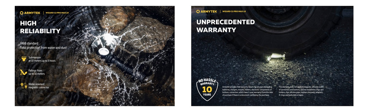 Armytek žibintuvėlis Wizard C2 Pro Max PCB Warm