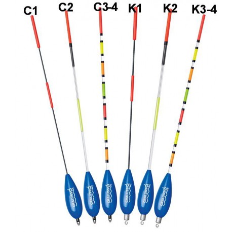 Cralusso plūdė Unweighted carp floats with PUR body