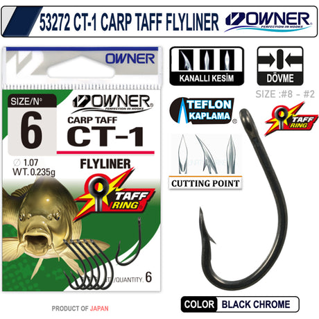 Kabliukai OWNER FLYLINER 53272 (CT-1)