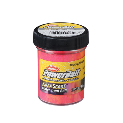 Berkley spalvota tešla PowerBait® Extra Scent Glitter Trout Dough — 3