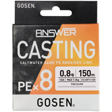 Gosen Answer Casting PEx8 pintas valas 150m