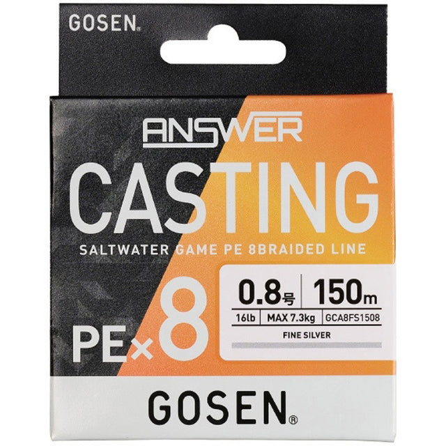 Gosen Answer Casting PEx8 pintas valas 150m