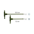 Cralusso Rotaiting T Distance holder M