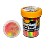 Berkley spalvota tešla Double Glitter Twist S.Yellow/S.Green/Fl.Red 50g