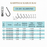 Žvejybinis kabliukas Flying Fish Nord ALLROUND