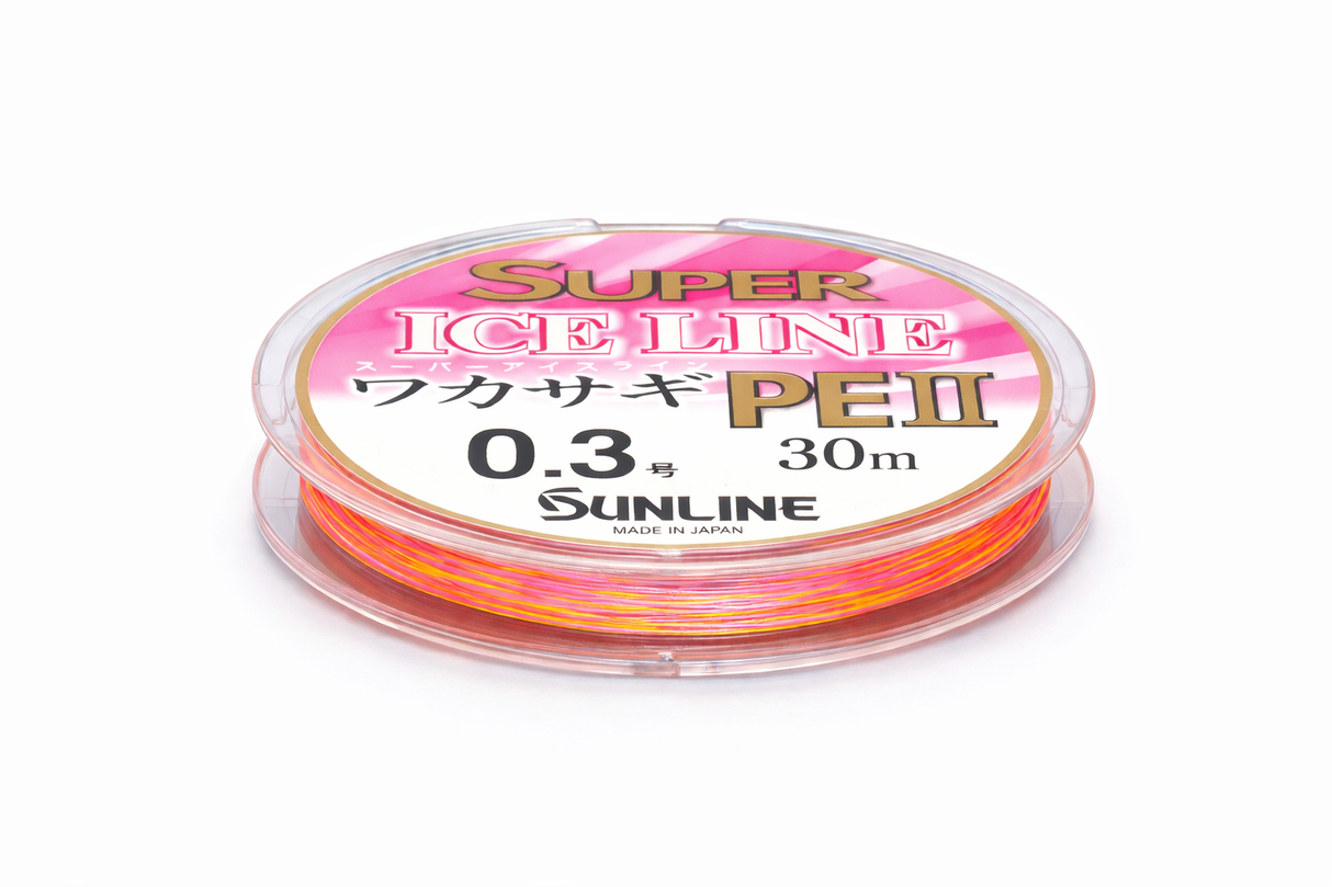Sunline valas Super Ice Wakasagi PE II 30m — 2