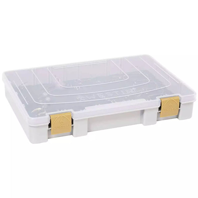 Westin W3 dėžutė Rig Box 28x19,5x4,5cm Grey/Clear