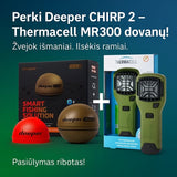 Deeper CHIRP +2, dovana-Thermacell MR300 uodų baidyklė