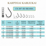 Žvejybinis kabliukas Flying Fish Nord 4X-ISEAMA