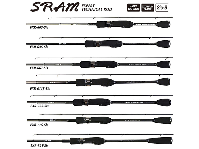 Tict meškerė Sram EXR-73S-SIS 221cm 0,8–7g