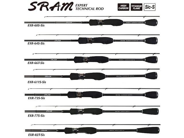 Tict meškerė Sram EXR-611S-SIS 211cm 0,4–5g