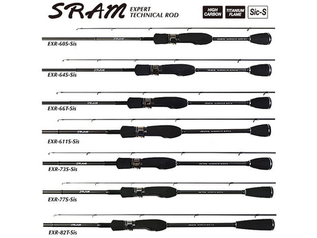 Tict meškerė Sram EXR-66T-SIS 199cm 1–4g