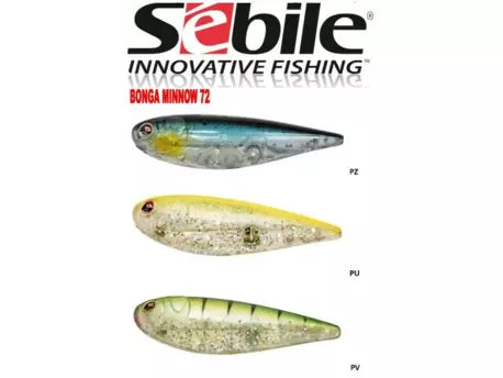 Sebile vobleris Bonga Minnow 72 mm