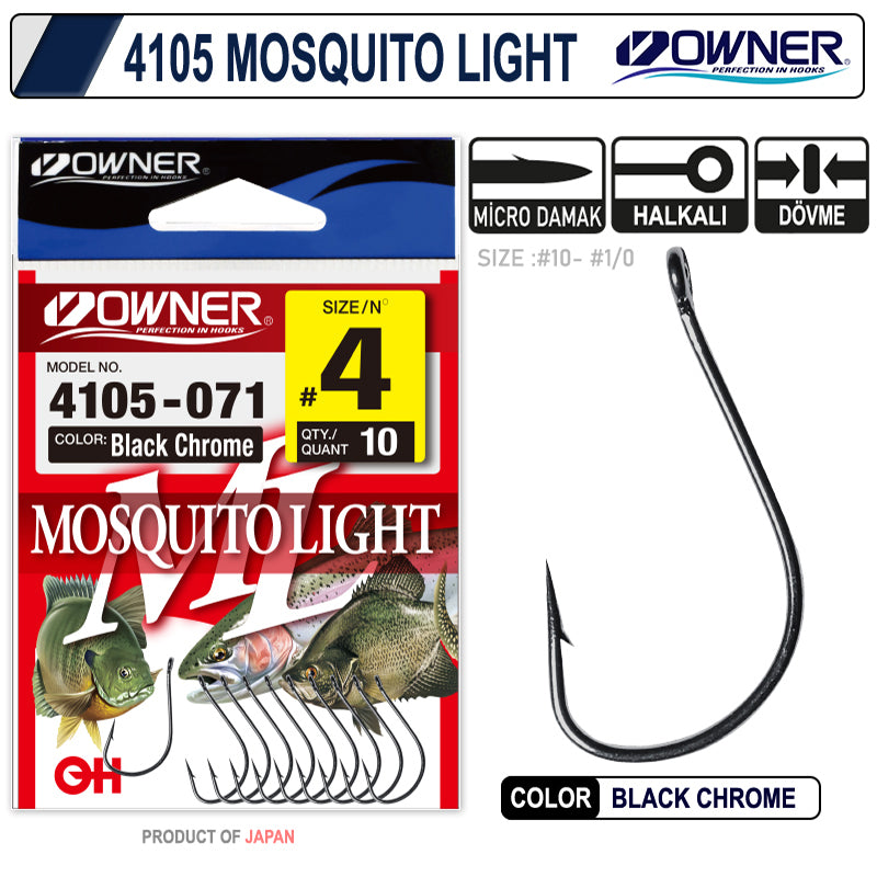 Kabliukai OWNER Mosquito Light 4105