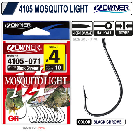 Kabliukai OWNER Mosquito Light 4105