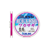 Sunline žieminis valas Super Ice Line Wakasagi (Pink) 60m — 4