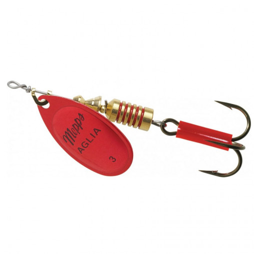 Mepps Aglia Platium Red/Silver size 2 Blist