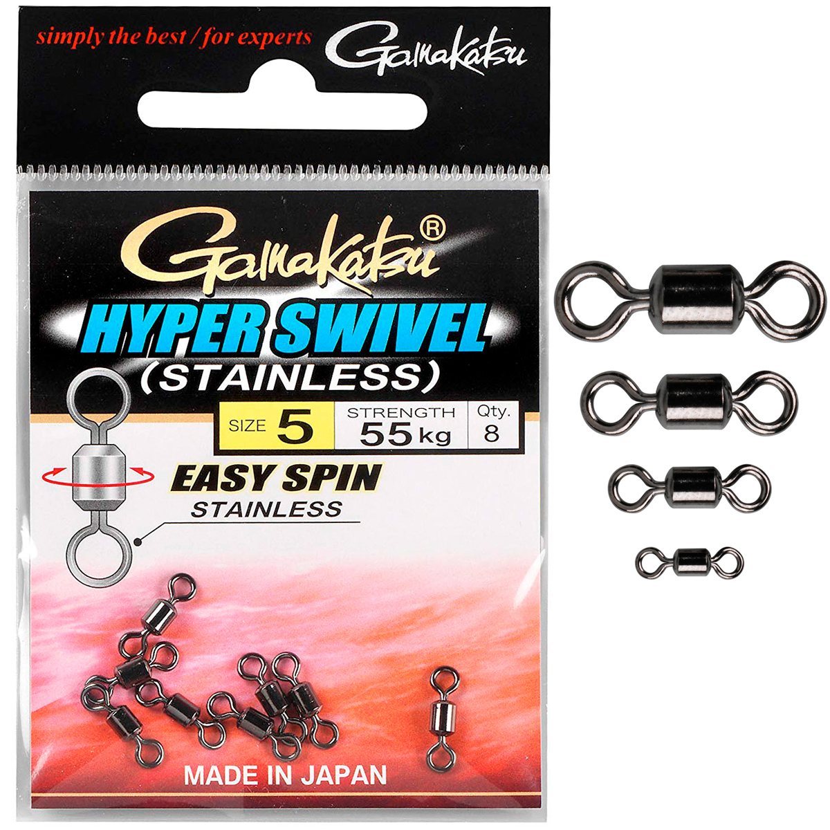 Suktukas Gamakatsu Hyper Swivel Stainless