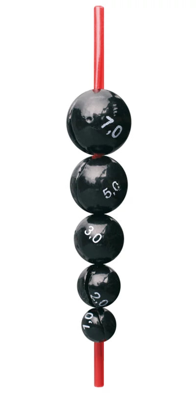 Cralusso rutuliniai svareliai su centrine skyle Globular weight