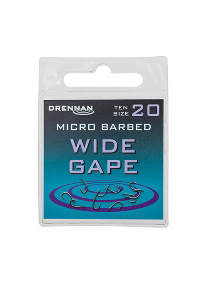 Drennan kabliukai Wide Gape