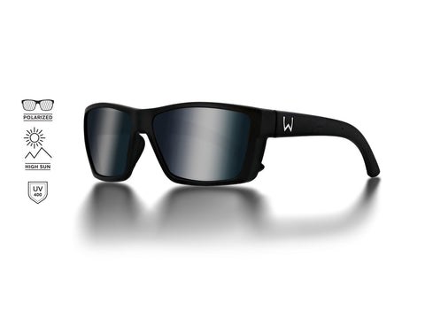 Westin W6 akiniai Street 100 Matte Black — 3