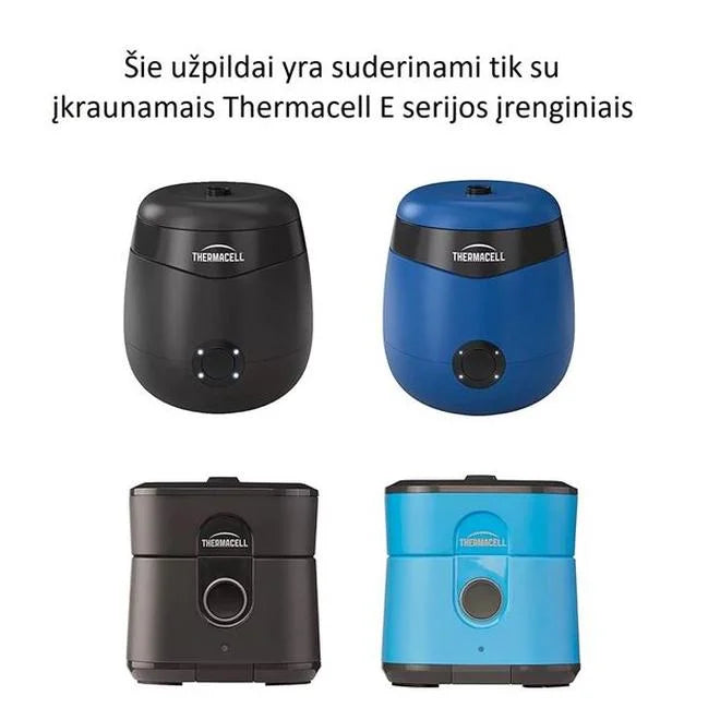 Thermacell pakeitimo komplektas įkraunamam E55XI įrenginiui (40h) — 4