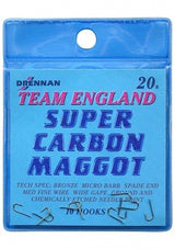 Drennan kabliukai Super Carbon Maggot