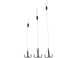 Westin pinti pavadėliai Braided stinger 6,5 cm 0,38mm nr8 2pcs