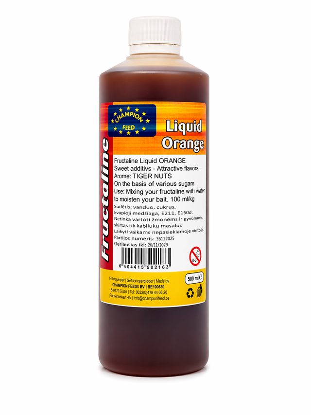 Skystas priedas jaukui Champion Feed Fructaline Liquid Orange Tiger Nuts 500ml